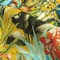 1 Yard Linen and Rayon Woven Yellow and Multicolor Floral Amazonia Print